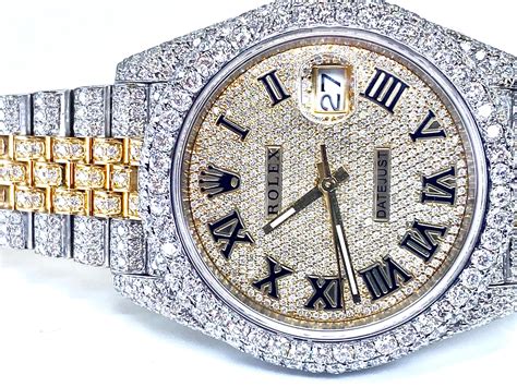 fully diamond watch